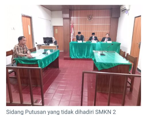 BADAK MENANG DI MA, SMKN 2 TULUNGAGUNG WAJIB BUKA DATA