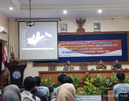 Bakesbangpol Tulungagung Gelar Penguatan Nilai-Nilai Kebangsaan bagi Generasi Muda