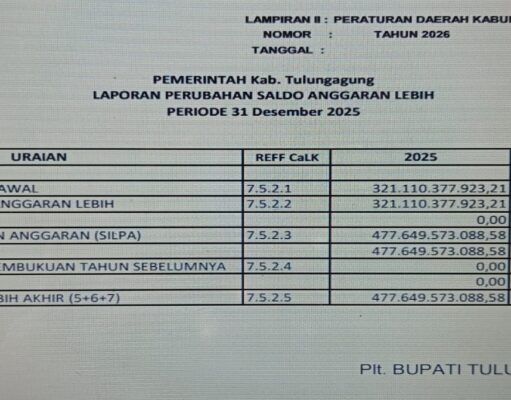 SISA ANGGARAN TINGGI. PKTP: BUKTI TATA KELOLA KEUANGAN AMBURADUL